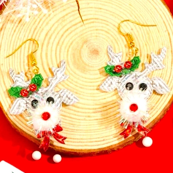Reindeer Earrings - Picture 2 of 6